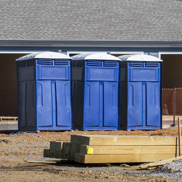 are there any restrictions on where i can place the portable restrooms during my rental period in Drift Kentucky